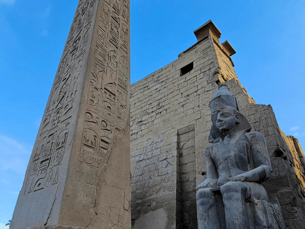 Visita al templo de Luxor.
