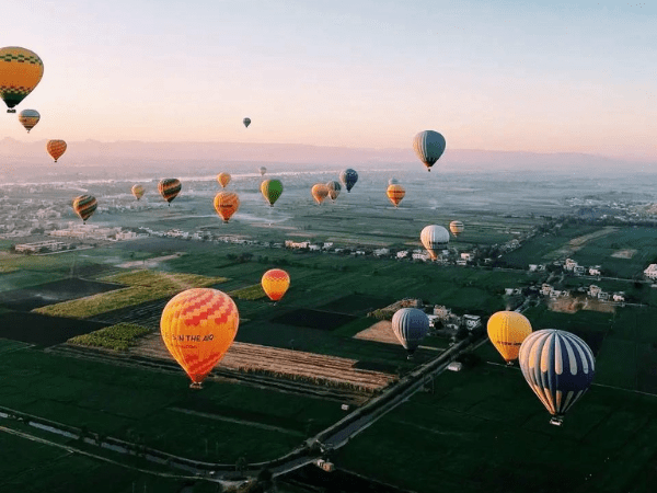 El globo aerostático (Tour opcional)